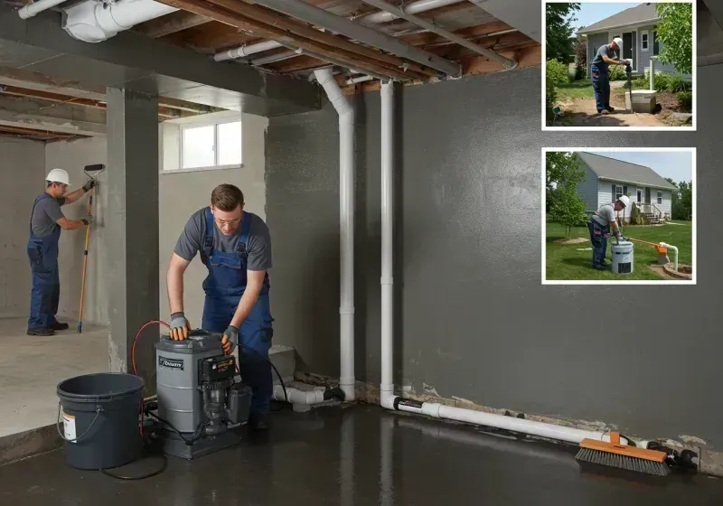 Basement Waterproofing and Flood Prevention process in Maplewood, MN